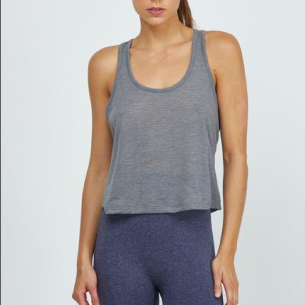 Phat Buddha John grey yoga tank size medium